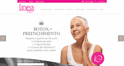 Desktop Screenshot of esteticalinea.com.br